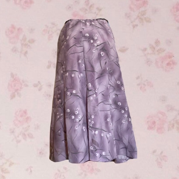Floral Cottagecore Midi Skirt - Picture 2 of 2